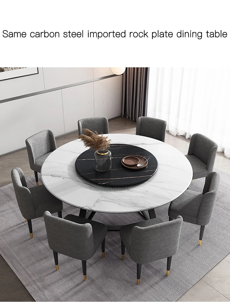 | طاولة طعام رخام مستديرة