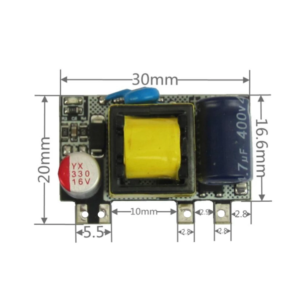 AC-DC 3.7V / 4.2V 2000mA / 5V 1700mA 9V 800mA 8.5W Low-ripple Switching Power Supply Adapter AC-DC Isolation Input Module