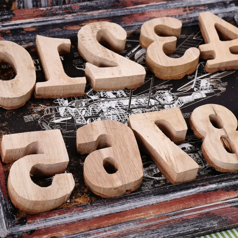 Lot De 216 Lettres Et Chiffres En Bois – Alphabet De A à Z Et Nombres 0-9 Avec Boîte De Rangement