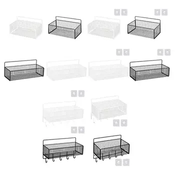 Hanging Wall Basket for Storage Farmhouse Decor Cabinet Storage Basket Hanging Wall Organizer for Home Craft Room Kitchen