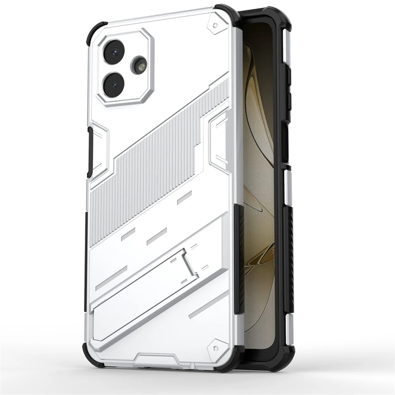 Protective Magnetic Armor Phone Holder Case with Invisible Bracket