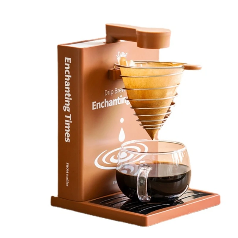 Automatic 95degree Extraction Portable Folding Drip Coffee Machine Cafe Maker BPA Free 110V/220V 400w 300ml Water Tank