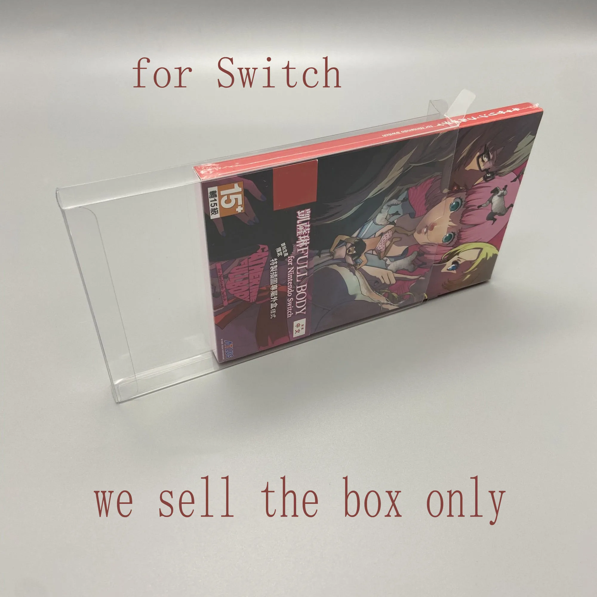 Custodia Protettiva Trasparente Per Catherine Limited Edition Per Nintendo Switch Ns Game Shell Clear Display Case