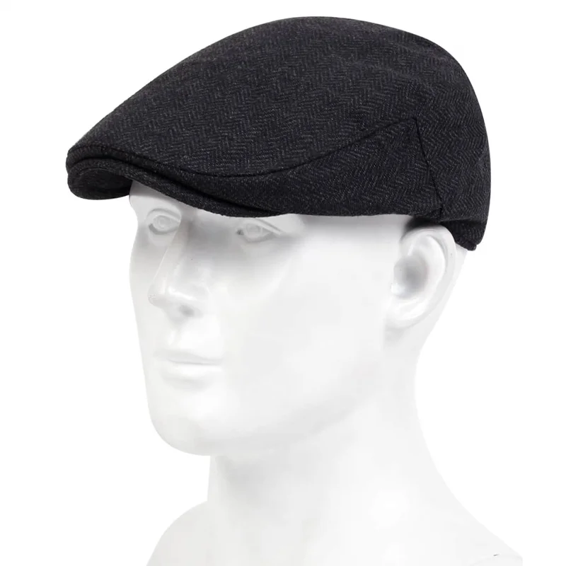 Character grid style Beret hats Fashion Outdoor Windproof Cold hat for Men and Women Universal Cap Cotton Warm caps beret hat woolen beret