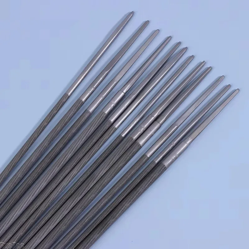 파일 툴 세트 12종 3.5mm 5개 로터리 파일 야스리 원형 체인톱 수공구 세트 키트 고탄소강 목공 파일링 도구