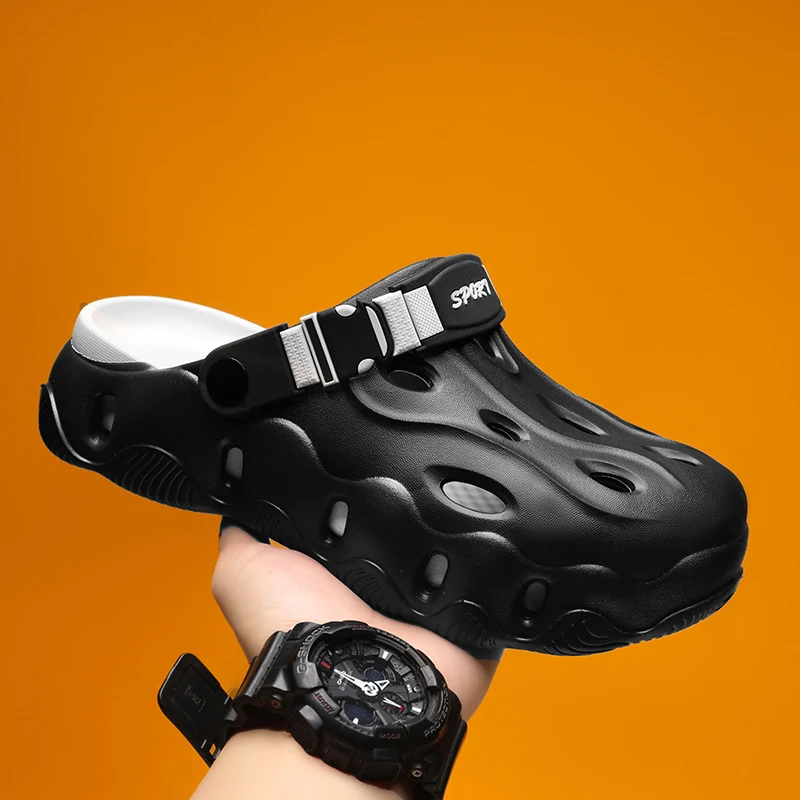 2025 thick-soled Casual beach shoes Men's and women's slippers Outdoor slippers summertime beach slippers