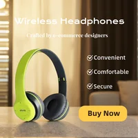 Foldable Bluetooth Headphones Wireless Overhead Earphones with Microphone Volume Control for iPhone And Android Game Headset 4
