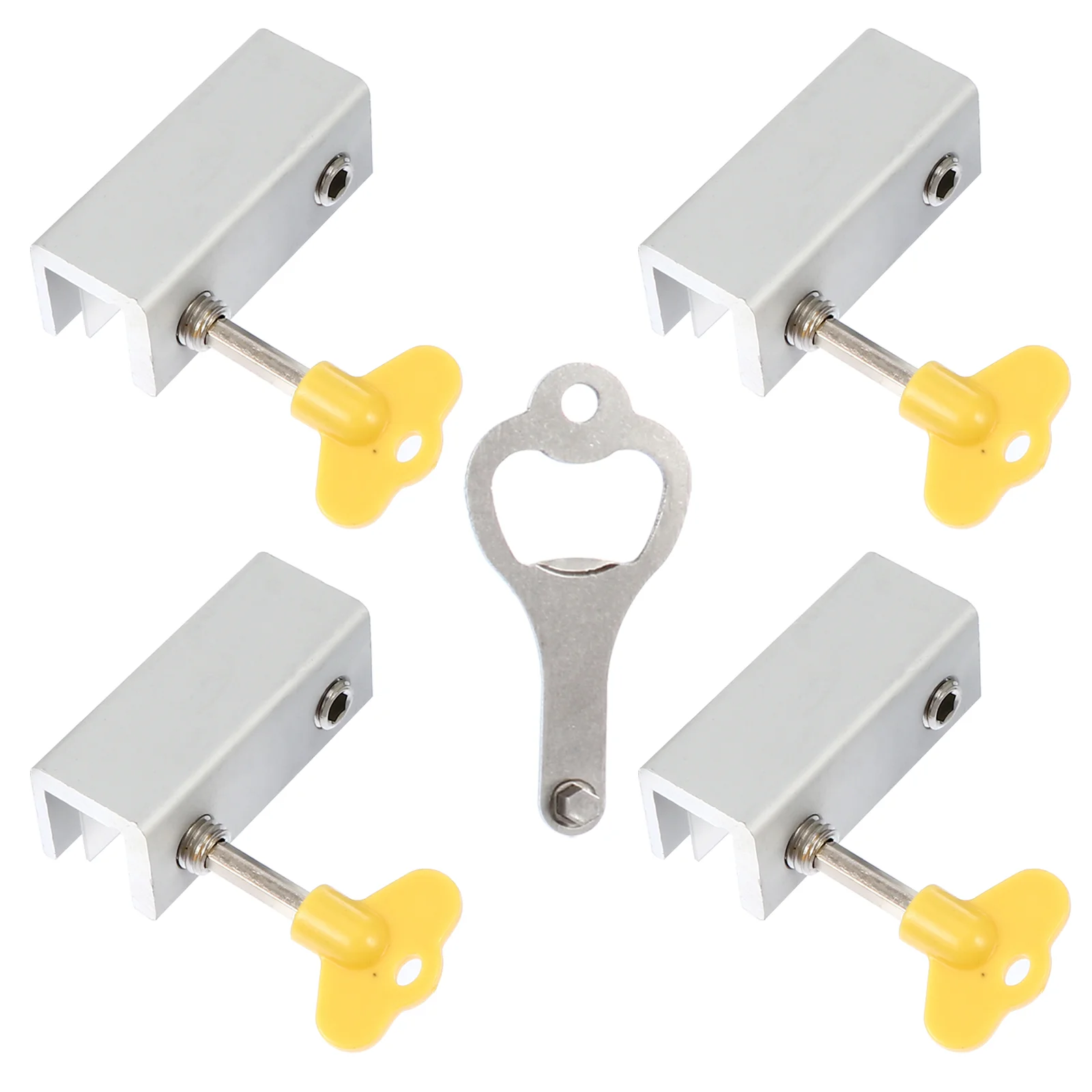 

5pcs/set Child Safety Window Lock Window Security Stopper with Wrench