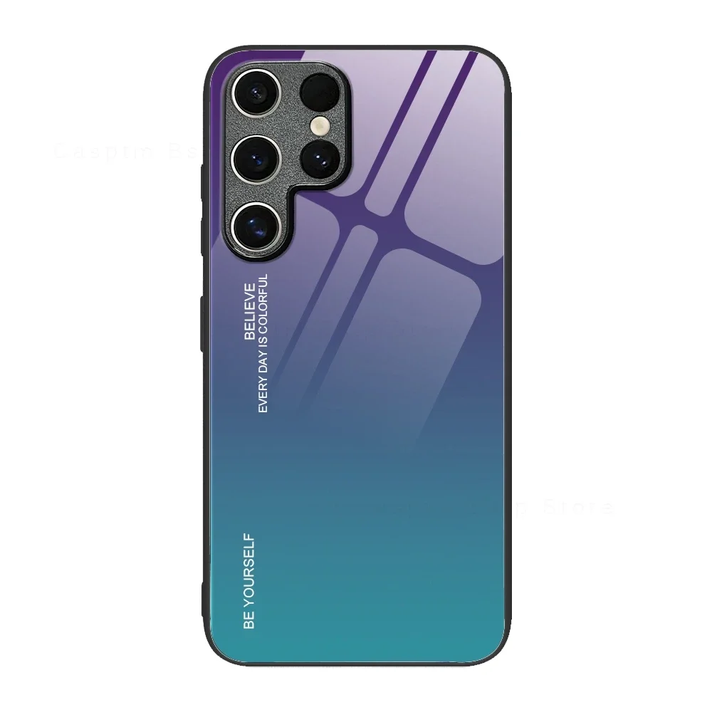 Gradient Tempered Glass Cover - Premium Smartphone Case