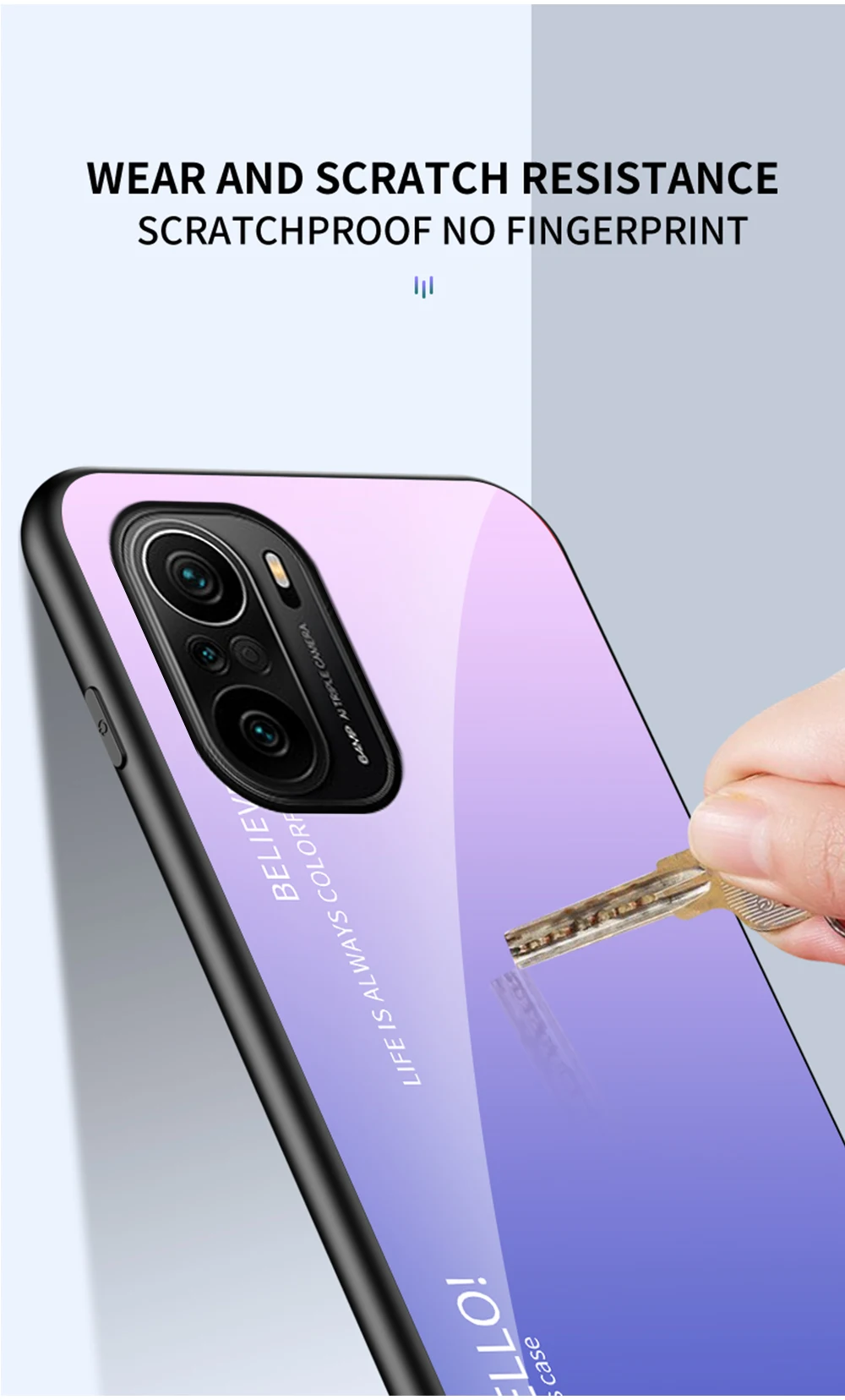Poco X3 NFC X4 Pro Custodia DECLAREYAO Custodia rigida in vetro per Xiaomi Poco F4 GT F3 F2 Pro M3 M4 Custodia Cornice in silicone Ultra sottile_voghion.com