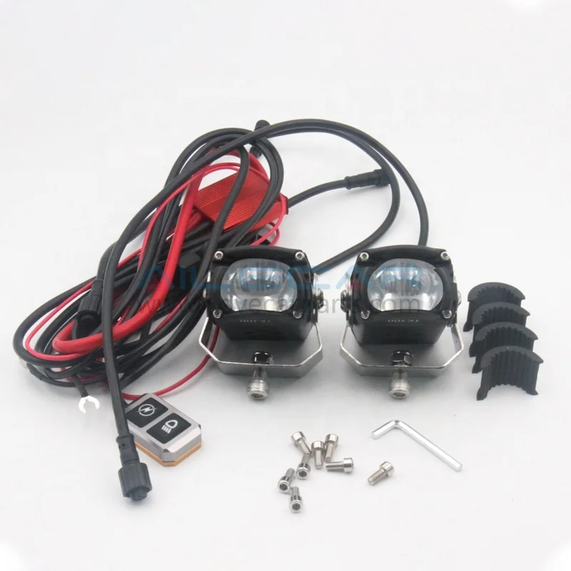 

AILECAR TK300 12V 24V 60W Mini LED Motorbike Headlight 100% full Waterproof Led Spot Light car led headlight
