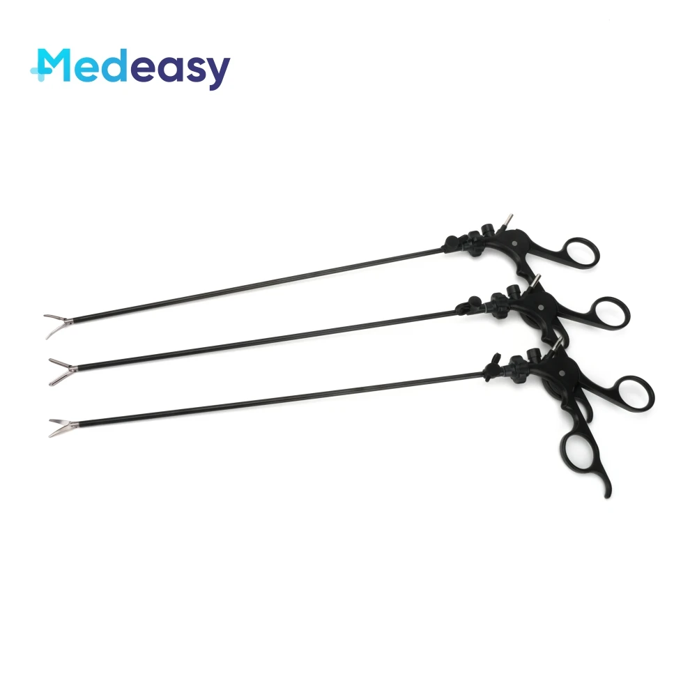 

3 Pieces Set Laparoscopic Instruments Reusable Laparoscopy Maryland Dissector Curved Scissors Fenestrated Grasper Forceps