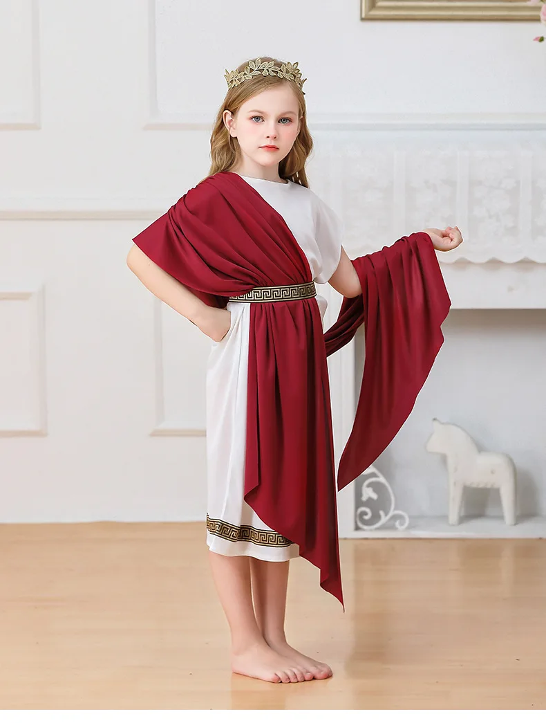Déguisement Déesse Grecque Fille – Robe Romaine – photo 10