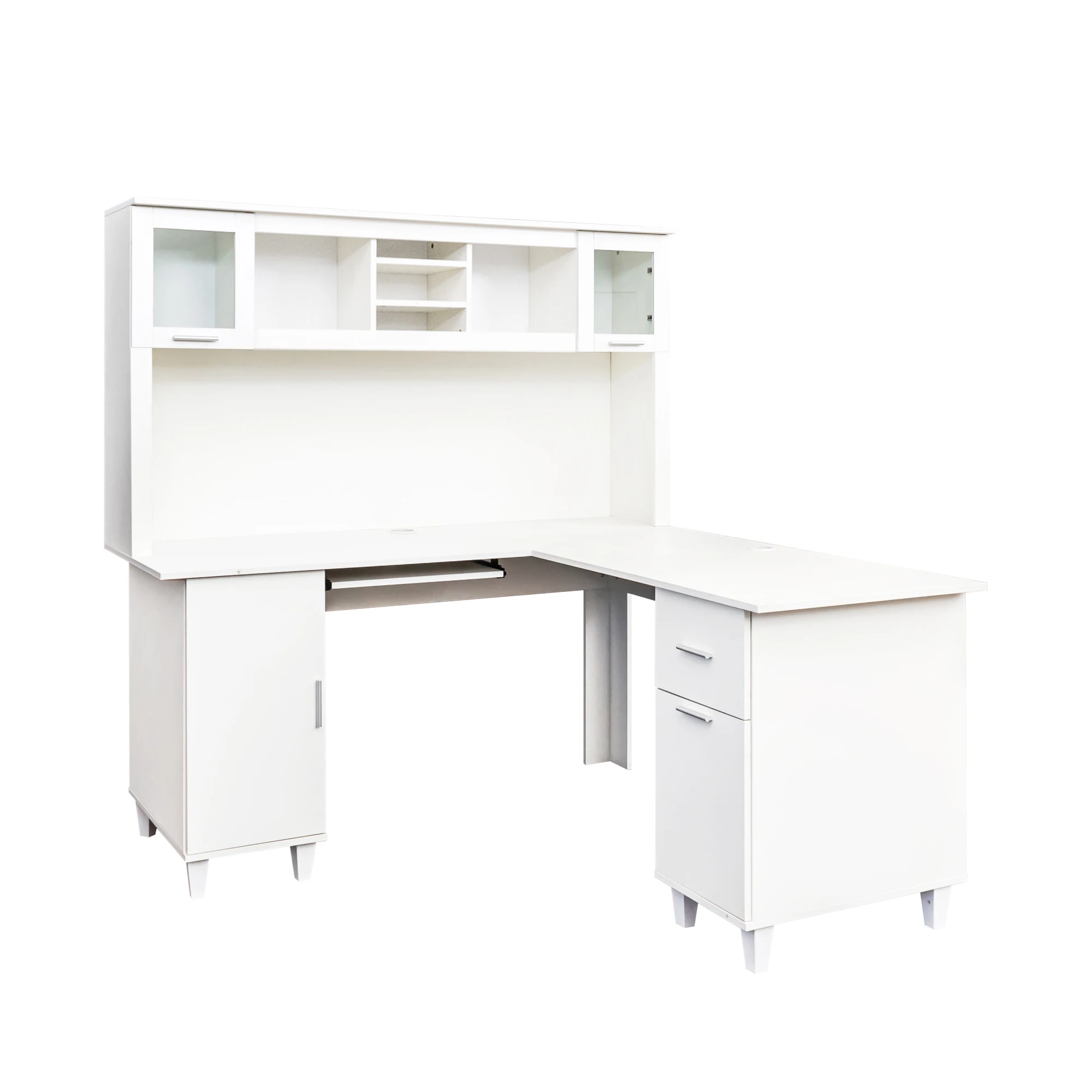 Particle Board+MDF White Home Office Computer Desk 3