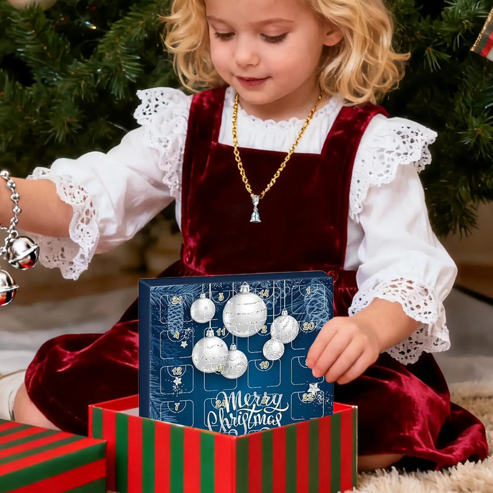 Jewelry Calendar Advent 2025 24 Days 2025 Bracelets Kit Girls Bracelet ...