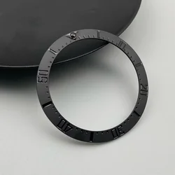 Luminous Tilted Ceramic Bezel Insert Ring - 38mm, Blue/Green (SUB 10 Ceramic Bezel)