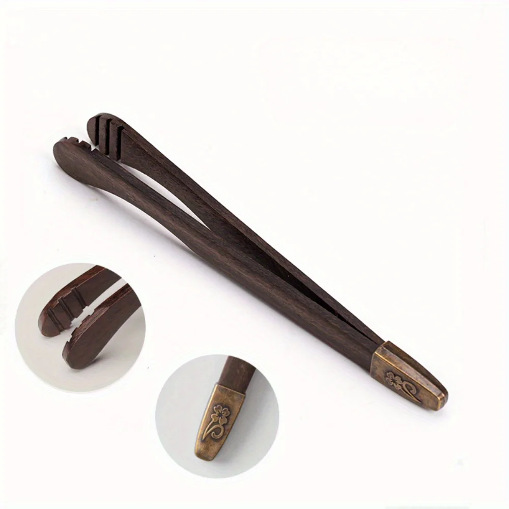 1PC wooden product tea clip, wooden tweezers, anti slip tea cup clip, ceremony accessories set
