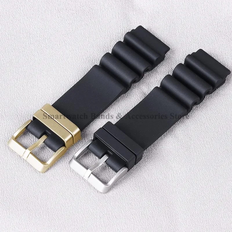 Premium Diver Silicone Rubber Strap - 20mm, 22mm, 24mm Watch Band