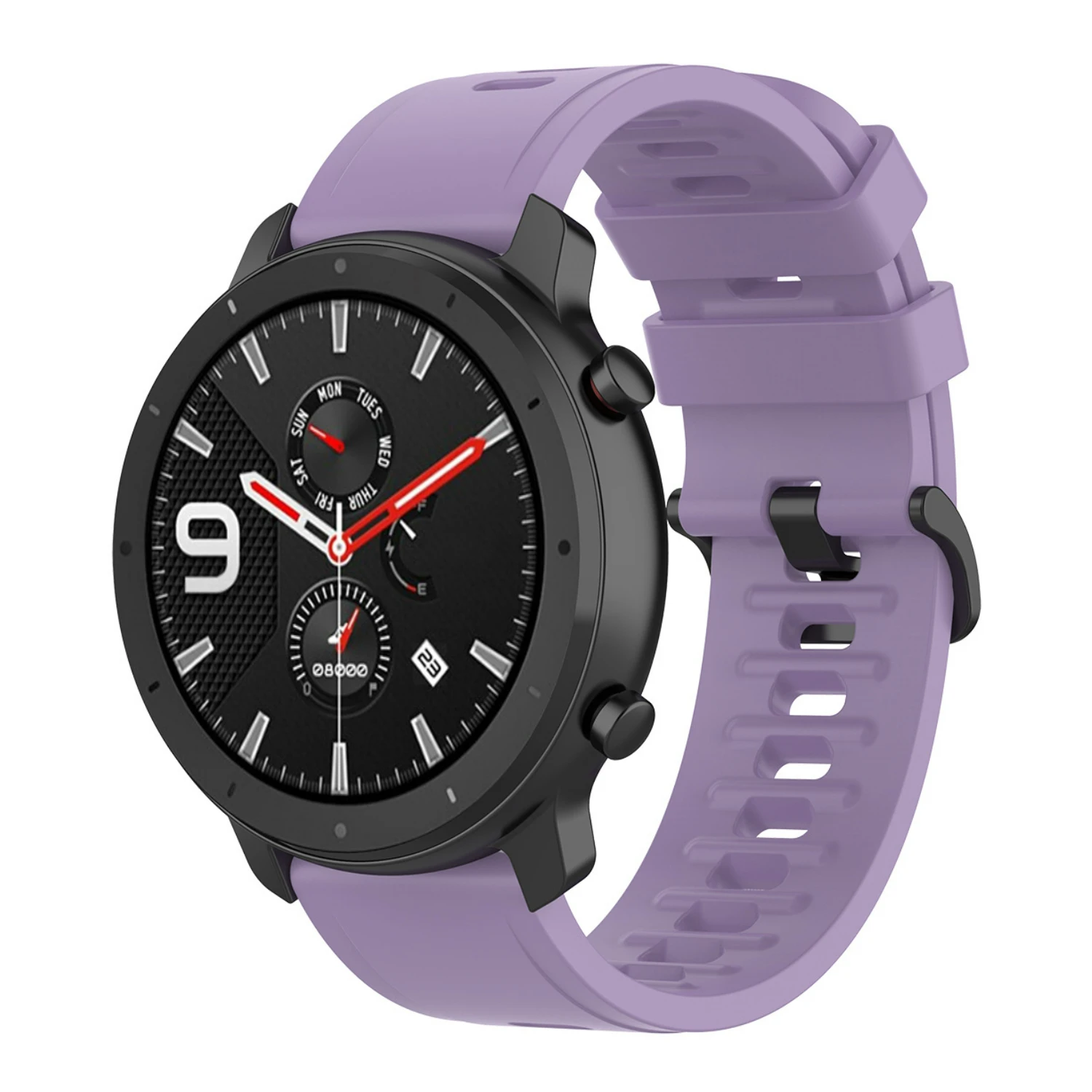 Versatile Silicone Watch Strap in Multiple Sizes
