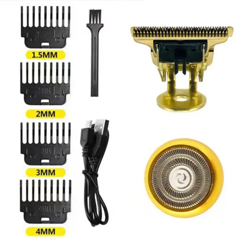 T9 Hair Clipper Accessories Hair Clipper Head Limit Comb Cleaning Brush