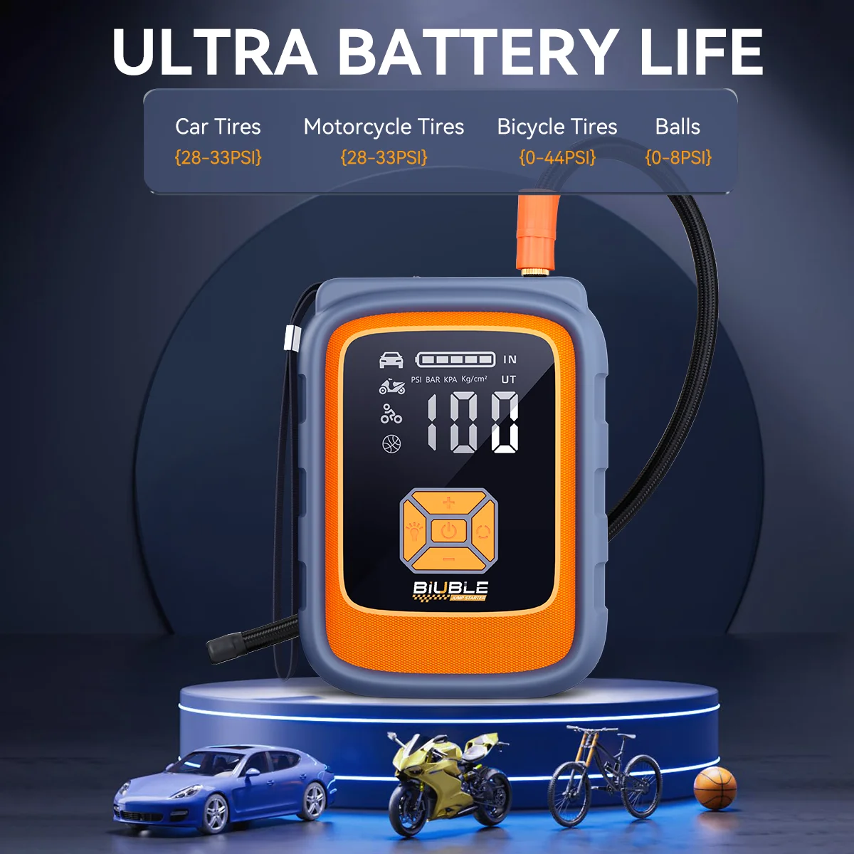Car Jump Starter Starting Device 1000A Jumpstarter Auto Buster Emergency Booster 12V Car Jump Start Power Bank 10000mAh