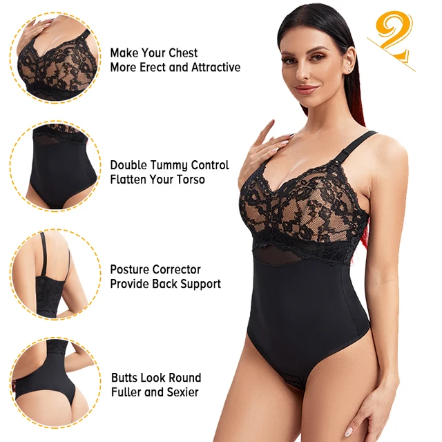 2XL Women Lace Shapewear Bodysuit Corset Slimming Body Shaper Tummy Control  Fajas Colombianas Waist Trainer Slimming Underwear - AliExpress