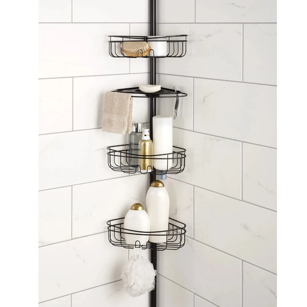 

Tension Pole Shower Caddy, Oil-Rubbed Bronze