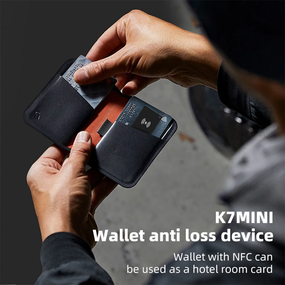 Wireless Charging Item Card Finder Works for Apple Find My Ultra Thin Tracker Wallet Anti-loss Card for Luggage Purse and More