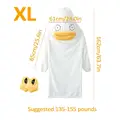 Yiurse Eenden-onesie, flanellen eendenkostuum, pluche