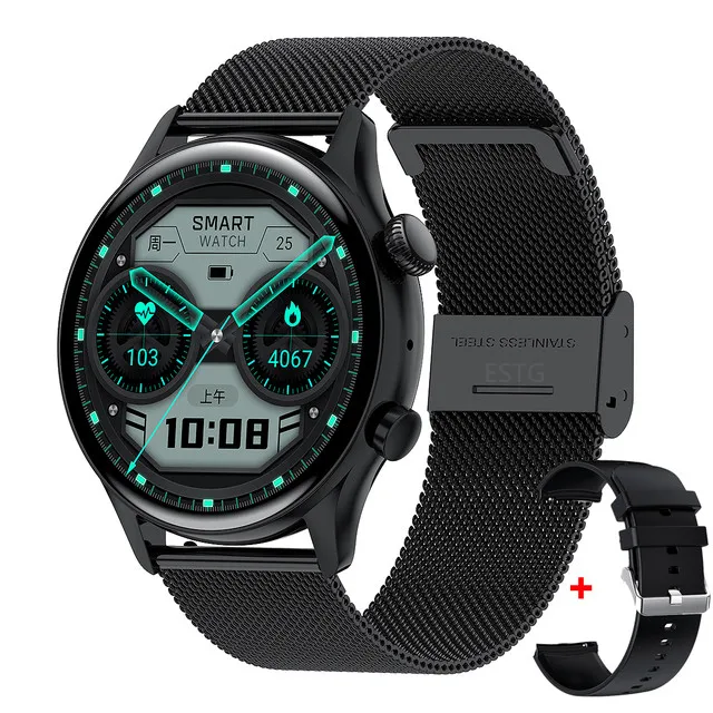 Smart Watch HK8 Pro Amoled Screen NFC Access AI Voice Bluetooth Call Heart Rate Health Monitor I30 Smartwatch Fitness Tracker 