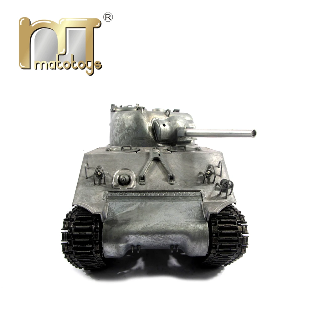 Tank RC Char Radiocommandé U.S. M4A3 Sherman 1/16 ème IR Billes