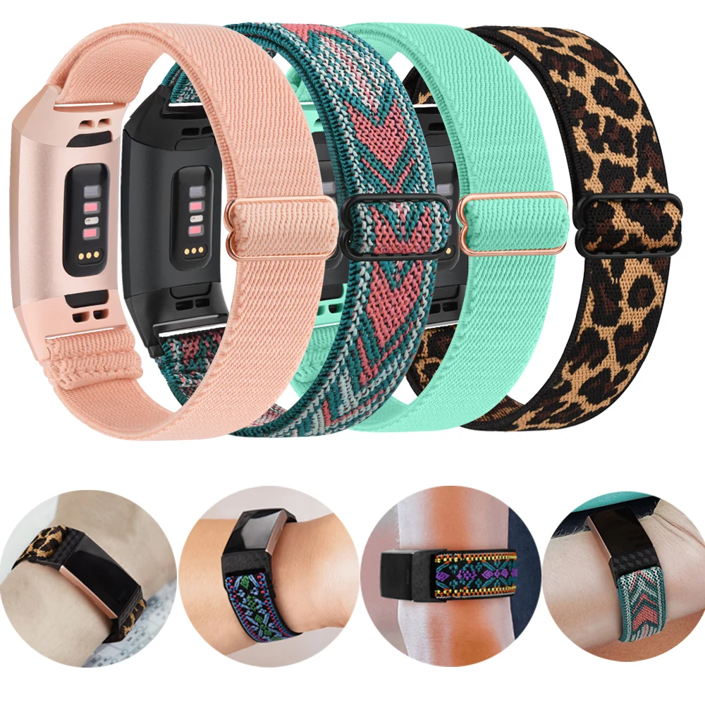 Cinturino Per Orologio Fitbit Charge 4 3 Cinturino Elastico Intrecciato Cinturino In Nylon Correa Per Fitbit Charge 3 4 Cinturino Intrecciato