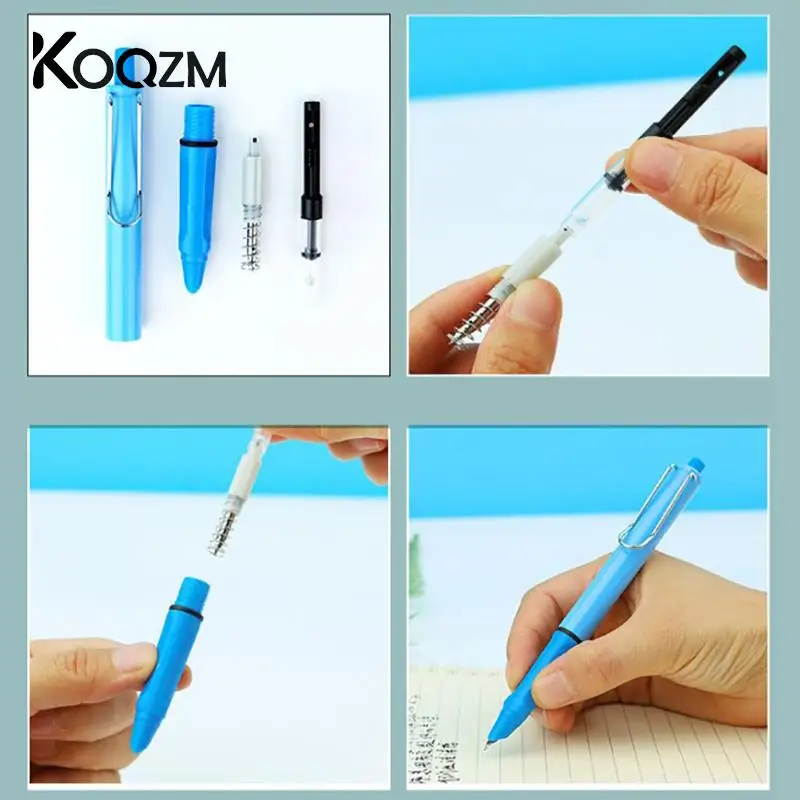 1Pcs 만년필 서예 다기능 펜 0.38mm 학용품 문구 펜 카와이 잉크 학생 사무용품