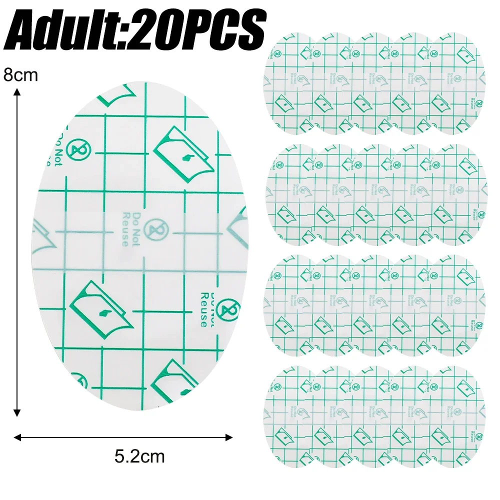 Cache-oreilles étanches Autocollants - 120 Pièces Transparentes 6.8x4.4 Cm - Protection Piscine, Douche, Après Perçage