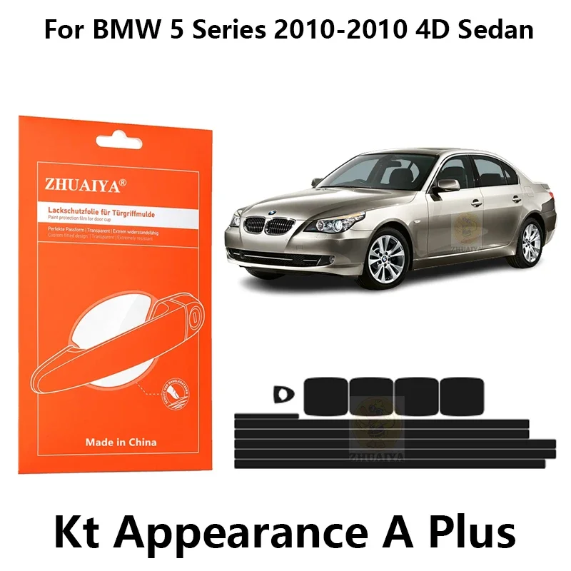 

Защитная пленка ZHUAIYA для красок дверной ручки, ТПУ PPF для BMW 5 серии 2010-2010 4D Седан, автомобильные аксессуары