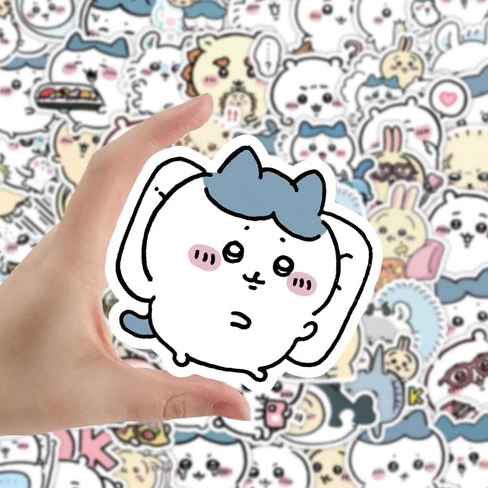 64PCS Cute Chiikawa Stickers Cartoon Laptop Phone Phone Case Luggage Fridge DIY Decal Graffiti Waterproof Sticker Kid Toy 6