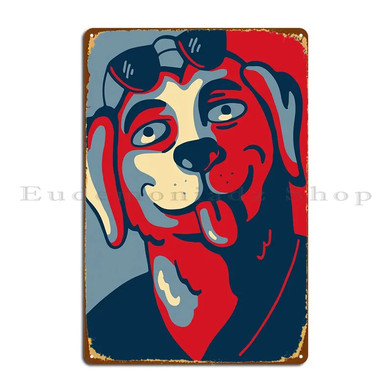 

Mr. Peanutbutter For Governor Metal Plaque Painting Club Wall Plaque Garage Customized Tin Sign Poster