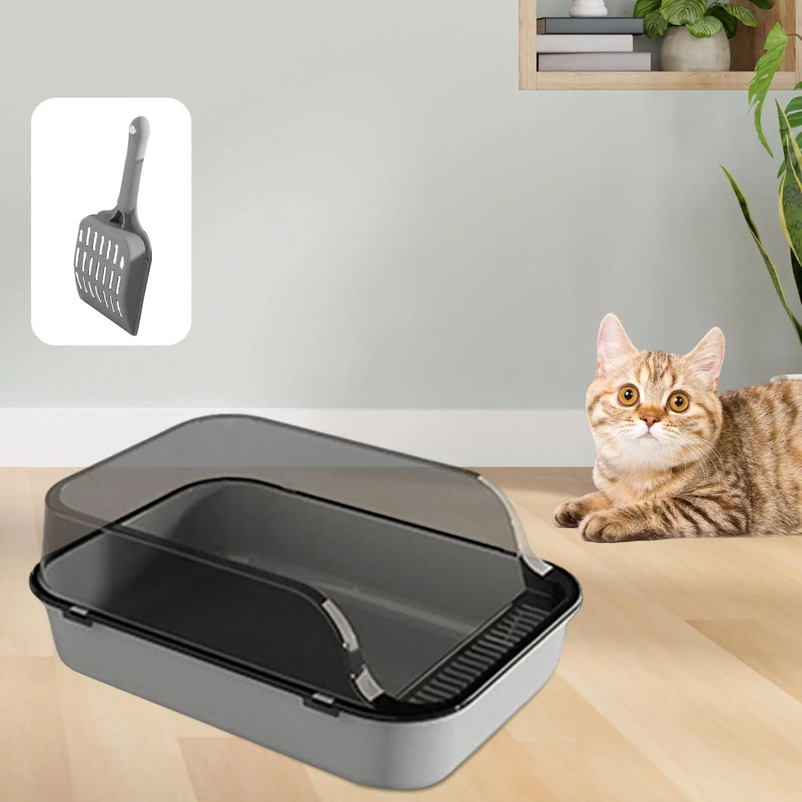 Open Top Cat Litter Box 3