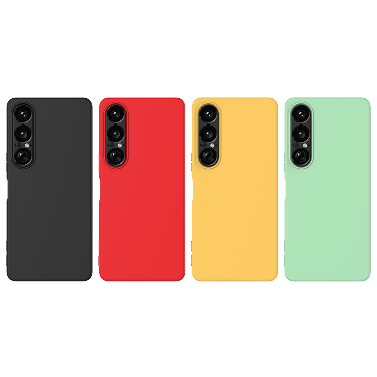 Shockproof Soft Liquid Silicone Slim Phone Case with Lanyard and Retail Package