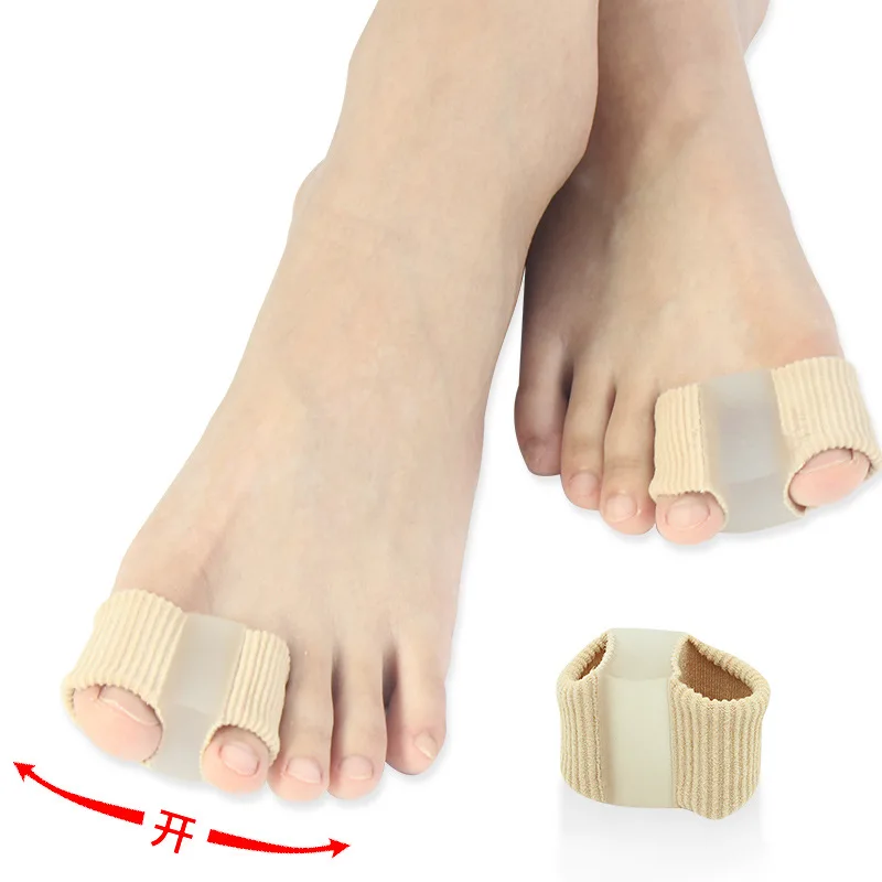 

2 Pcs Silicone Toe Spreader Separator Bunion Hallux Valgus Corrector Thumb Finger Correction Straightener Foot Care Tool