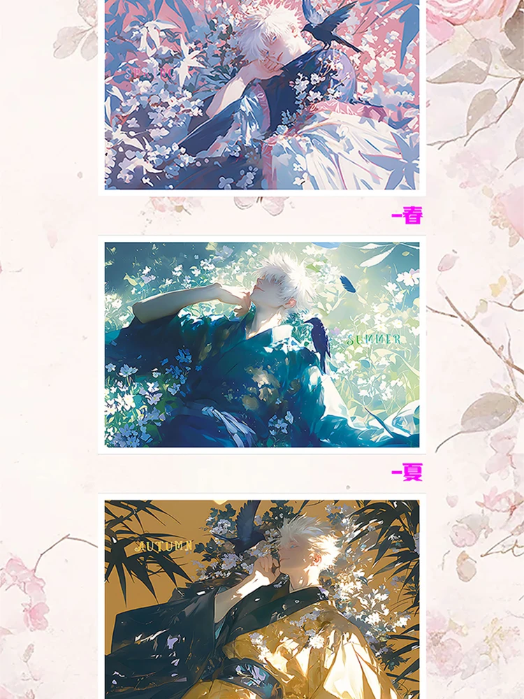 New Company Y 3 Jujutsu Kaisen Collection Colored Paper Card JJK Gojo Satoru Nanami Kids Hobbies Chrismas Gifts