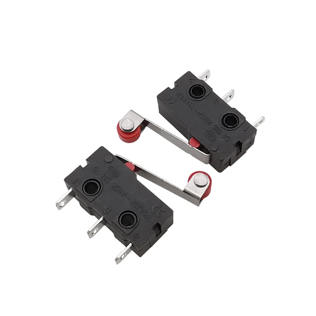 Mini Micro Limit Switch KW11-3Z 5A 125V-250V NO NC 3 Pin With Roller KW11 Push Switches 1