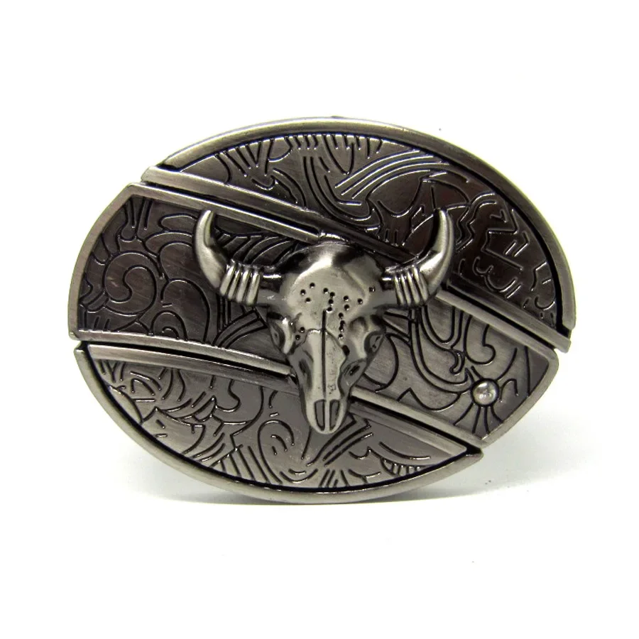 

Fashion Classic Western Bull Head Shape Mens Belts Buckle