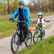 

Bicycle Tow Rope Bike Nylon Elastic Rope Traction Rope Parent-Child Pull Rope With Bike Triangle Bag For Cycling Bike Steady