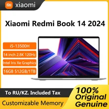 2024 Xiaomi Redmi Book 14 Laptop 14 Inch 2.8K Ultra Retina Screen Notebook i5-13500H 16GB 512GB Intel Iris Xe Graphics Netbook