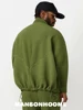 Miyake Pleated Standing Neck Splice Designer Jacket Men's Loose Relaxed Long Sleeve Shirt Coat JC110 2