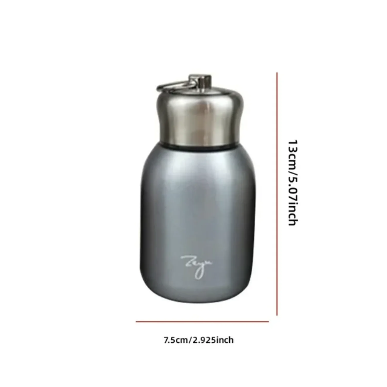 300ML Fashion Mini Coffee Vacuum Flasks Lovely Stainless Steel Thermos Portable Travel Water Bottle with Lid Cups