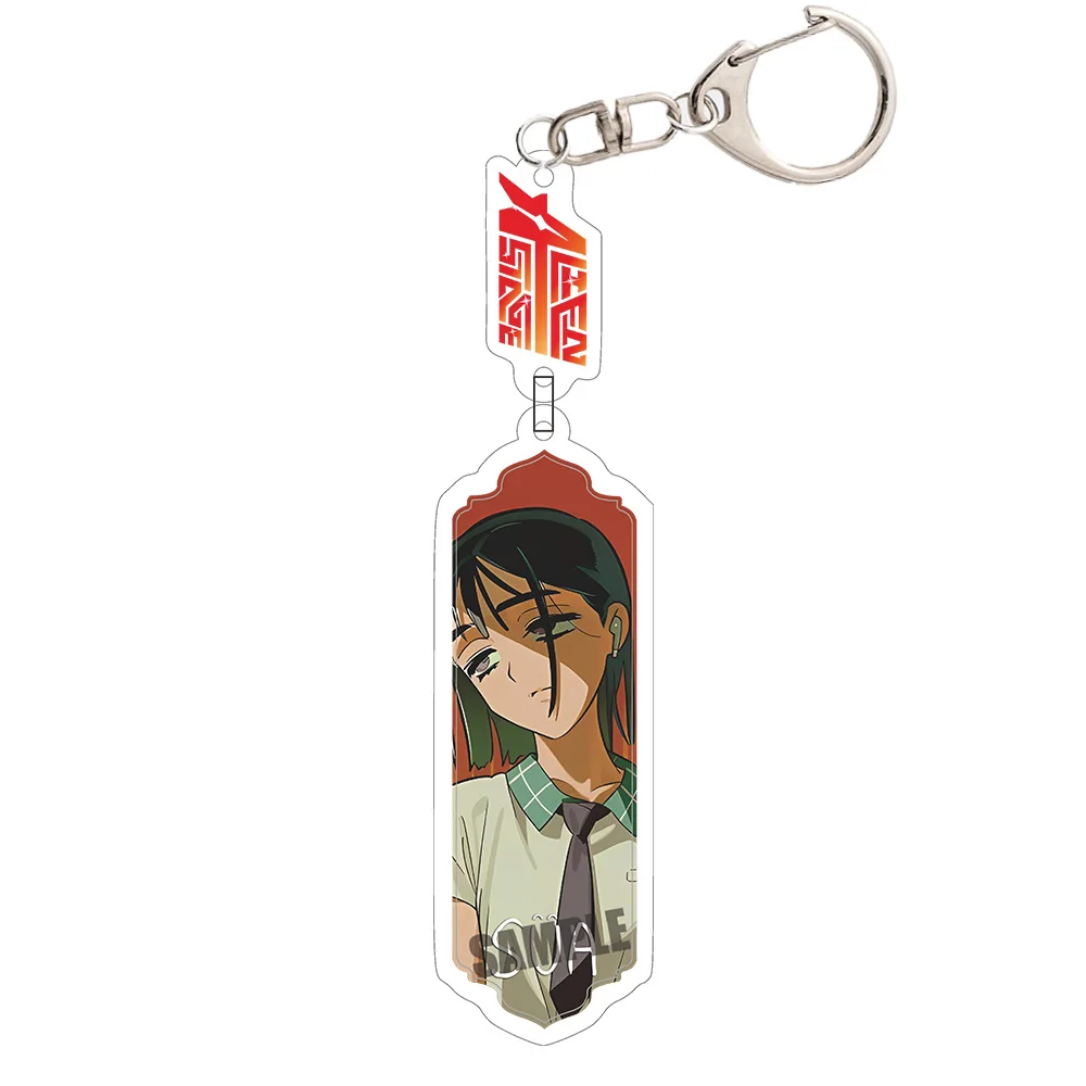 Kawaii Anime Cartoon Character Acrylic Keychain - Trendy Cosplay Bag Charm Accessory Gift