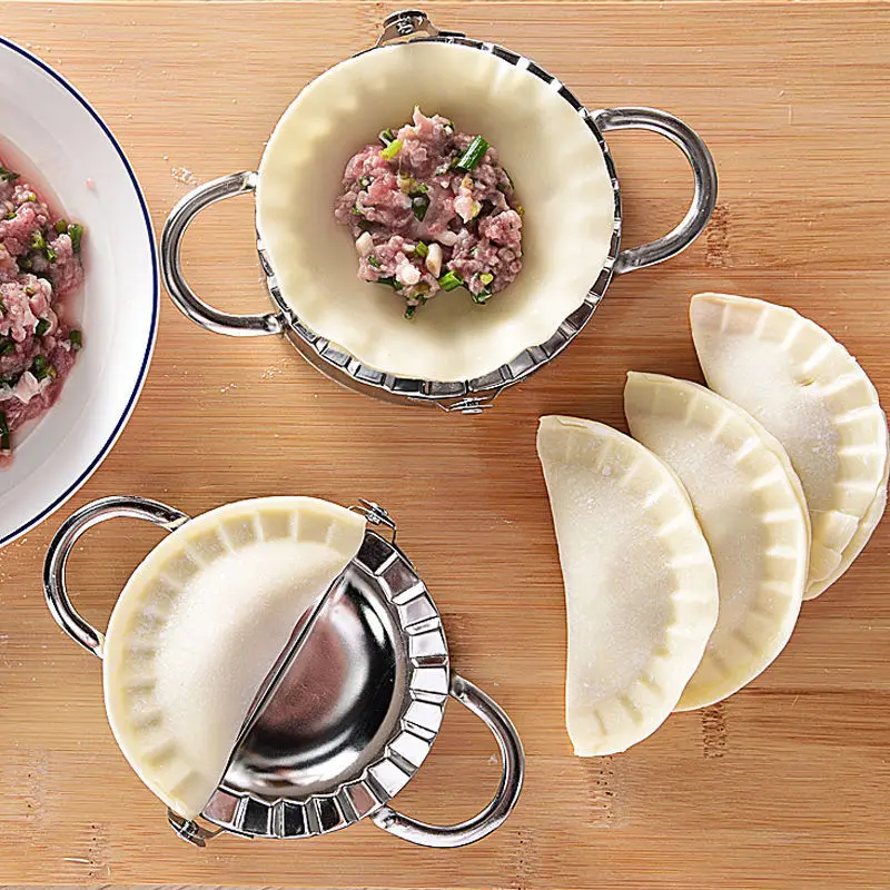 Dumpling Maker 304 Stainless Steel Dumpling Machine Household Manual Press Kitchen Pastry Baking Mold Accessories