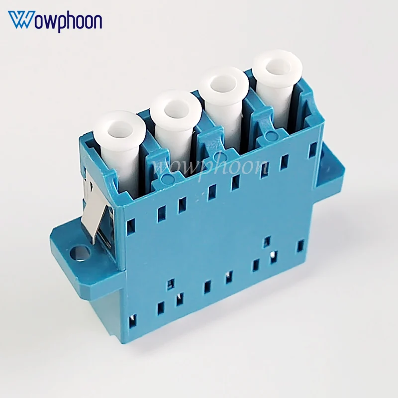 

10PCS LC fiber optic flange 4-way / sm / connector small / head / for terminal box Customized